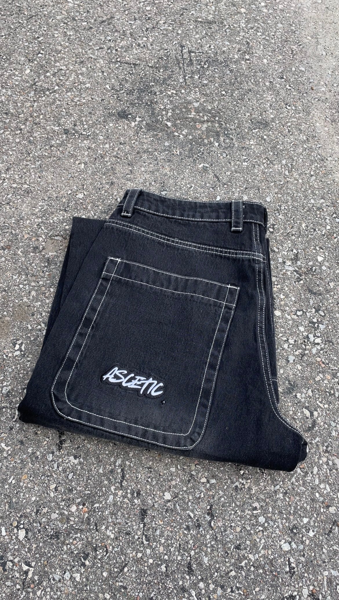 Ascetic's Premium Denim Wide Leg Jeans