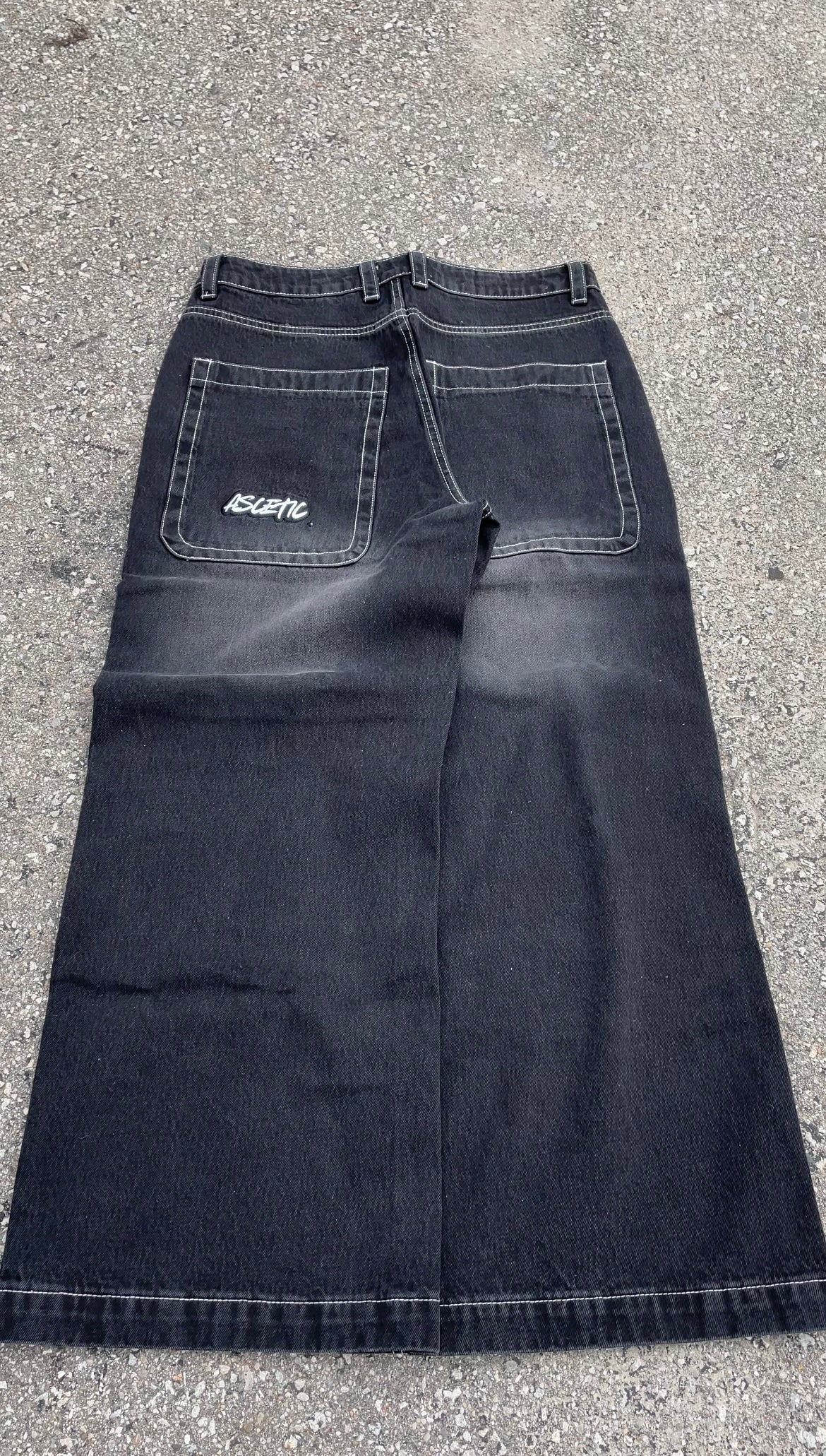 Ascetic's Premium Denim Wide Leg Jeans