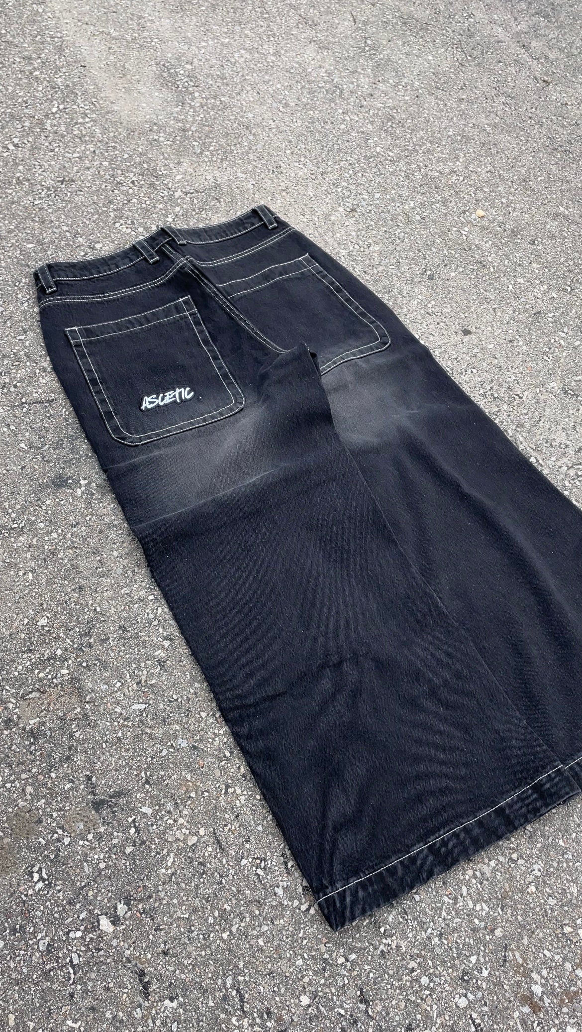 Ascetic's Premium Denim Wide Leg Jeans